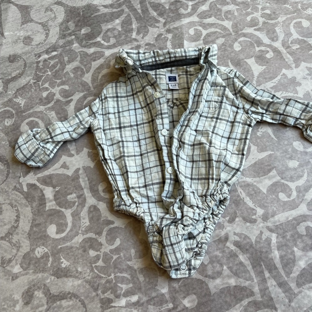Janie and Jackie thermal onesie bodysuit